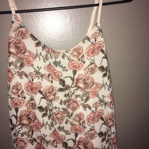 Flowy floral tank